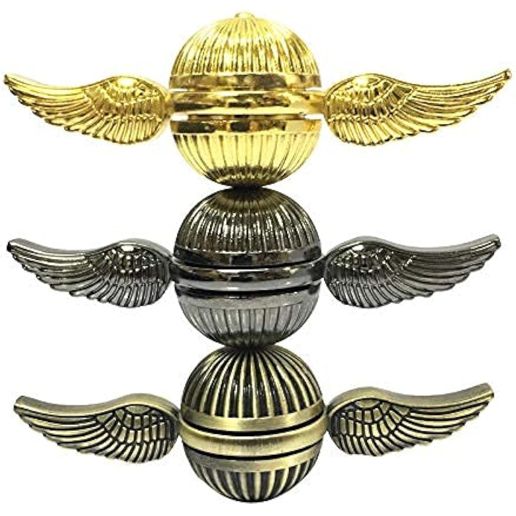 Snitch Fidget Spinner – Metal Sensory Toy for ADHD (Golden)