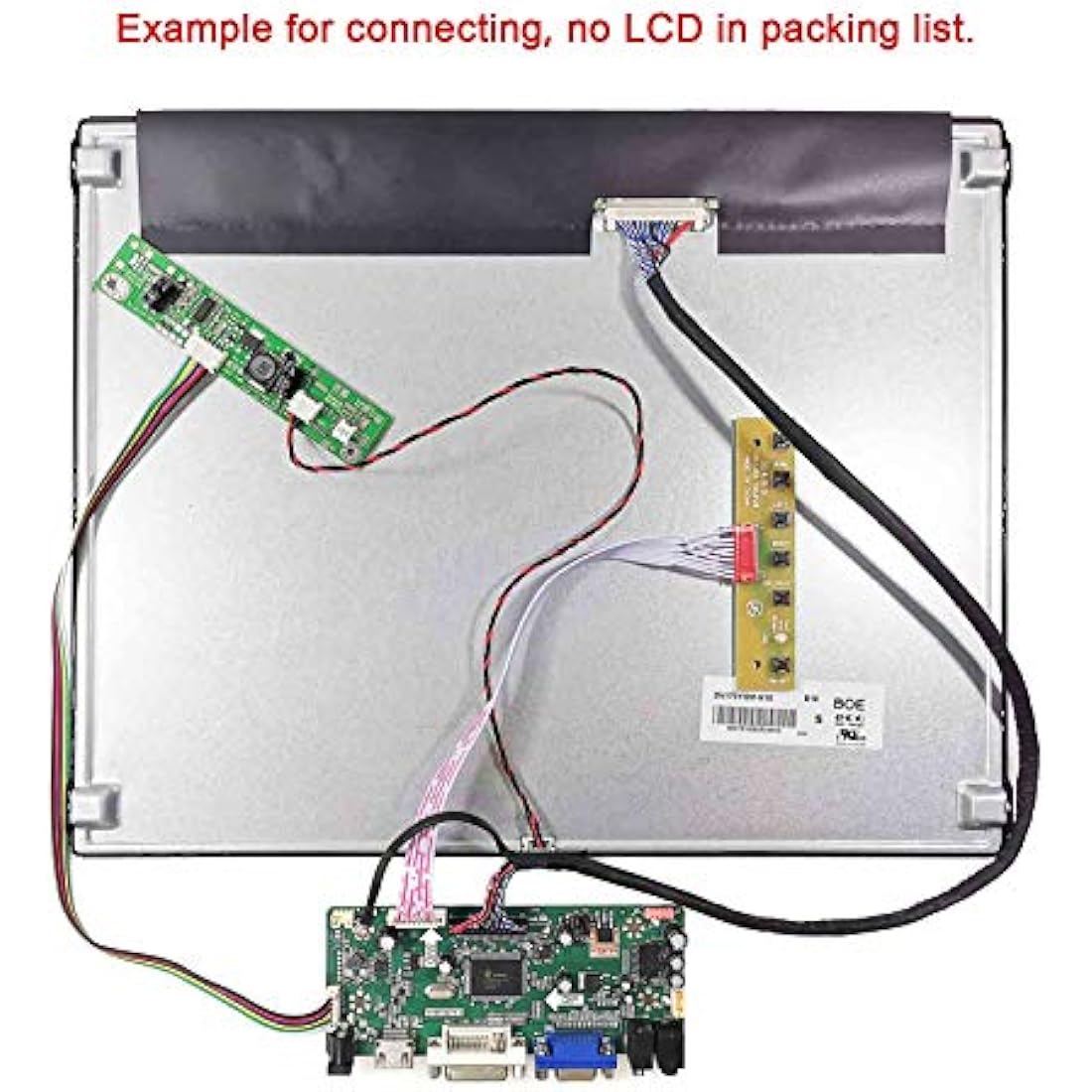 VSDISPLAY VGA DVI LCD Controller Board for Arcade1Up 17" DV170YGZ-N10