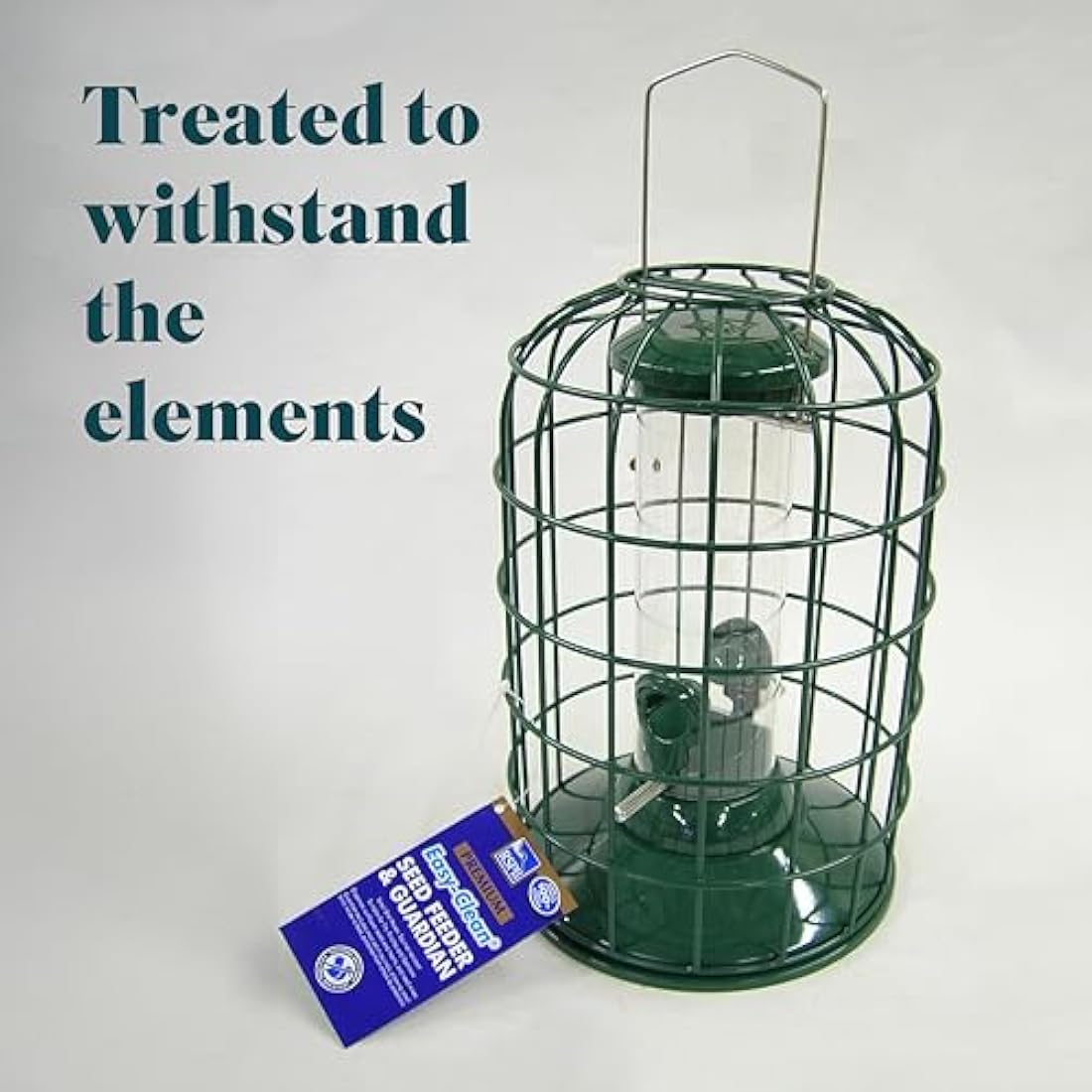 RSPB Squirrel Proof Bird Seed Feeder – Durable Hanging Aluminium