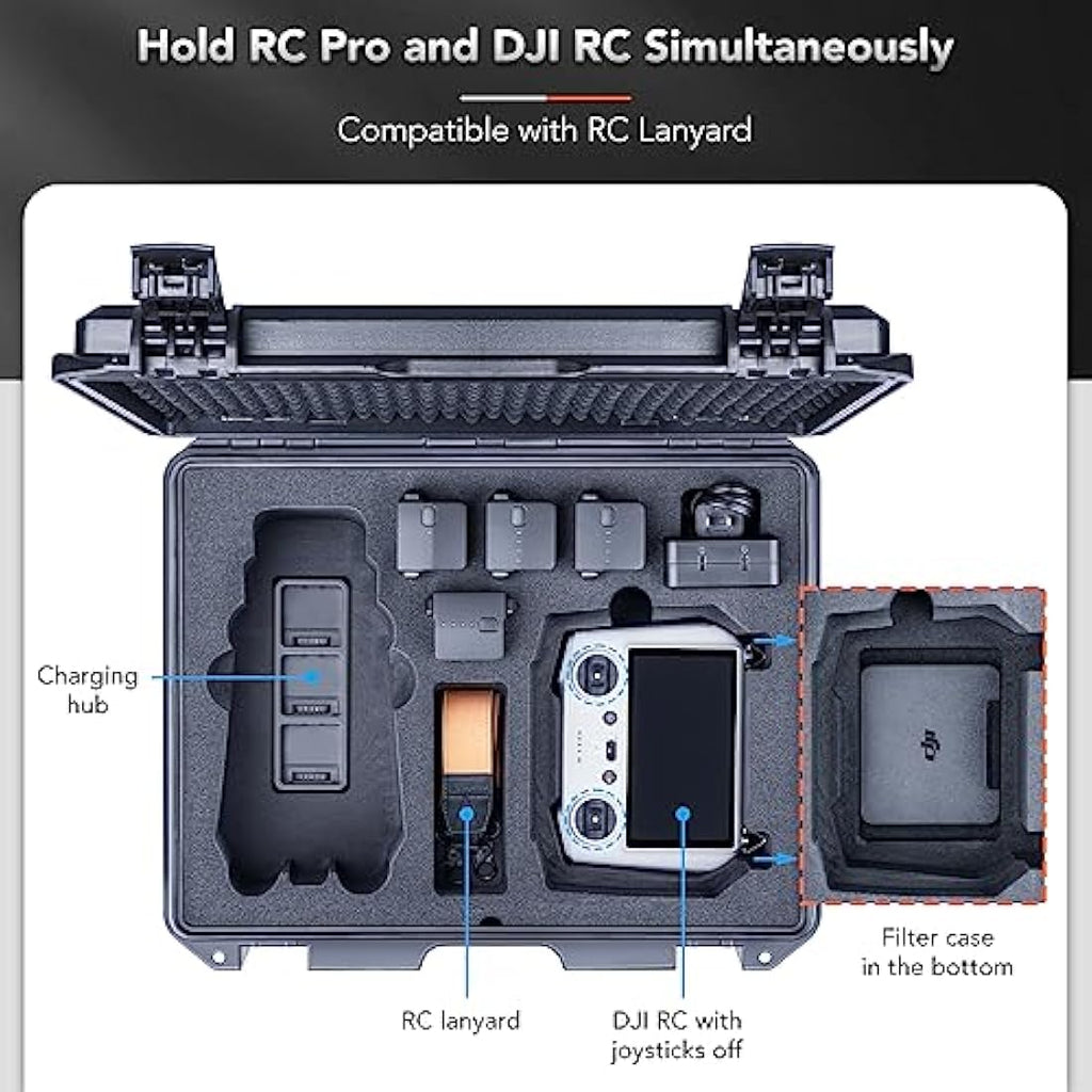Lykus Titan M350 Waterproof Hard Case for DJI Mavic 3 Pro & RC Pro