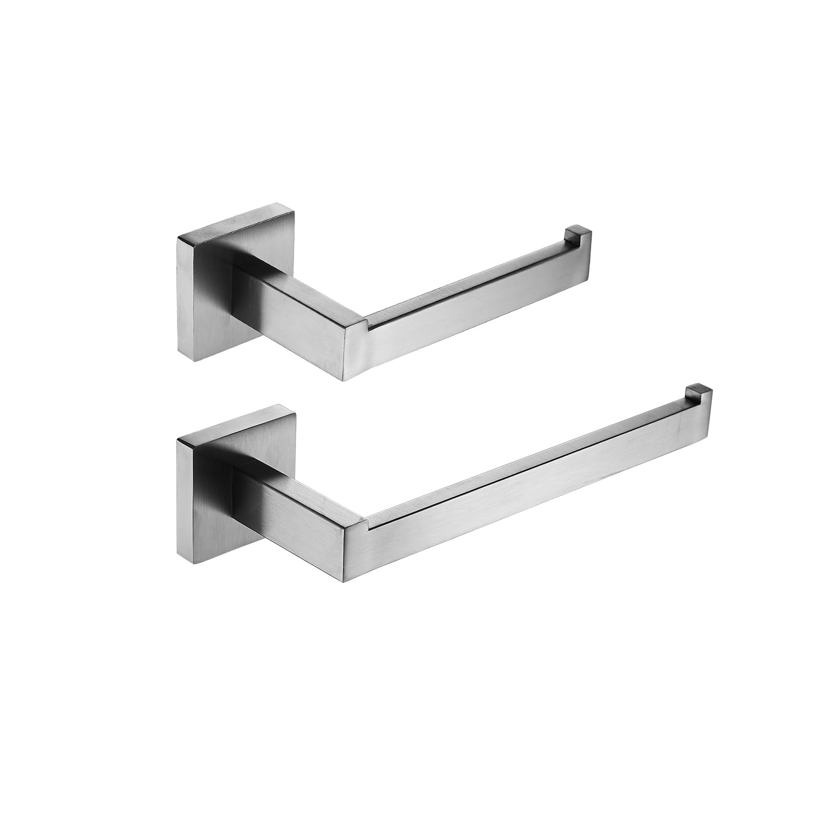 YIGUANXIN 2-Piece Matte Black Stainless Steel Bathroom Hardware Set