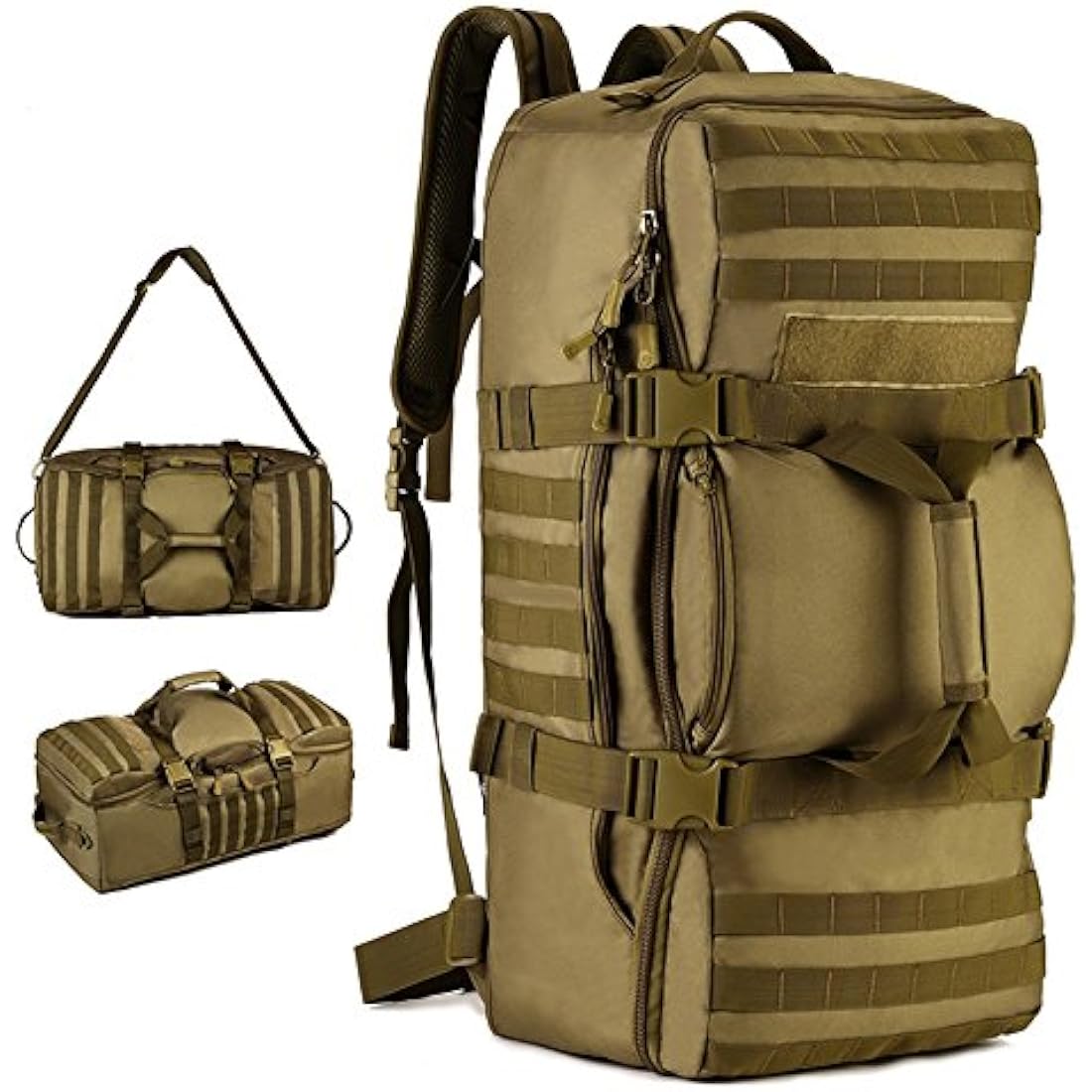 YUHAN 60L Tactical Backpack | Oxford Cloth MOLLE Hiking Rucksack