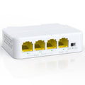 YuanLey 4-Port Gigabit PoE Extender | 1000Mbps IEEE 802.3af/at Repeater