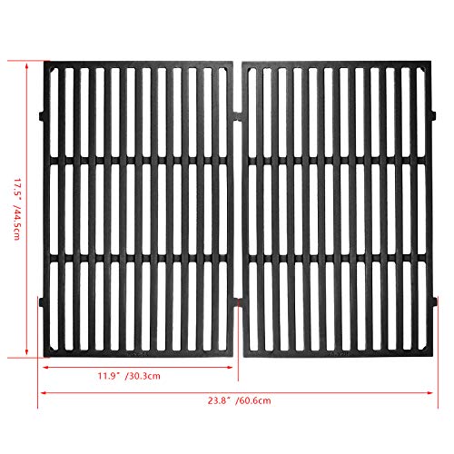 Denmay Cast Iron Cooking Grates for Weber Spirit 300 & Genesis Gold