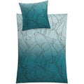 Kleine Wolke Vero Mako Satin Bed Linen 135x200cm - Petrol Cotton