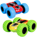 m zimoon Double-Sided Monster Truck Pull Back Cars - Friction Powered 4 Pack