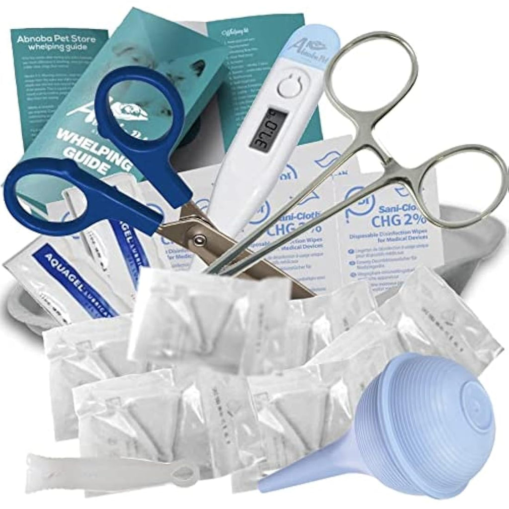 Alpha Dog Puppy Whelping Kit with Aspirator and Guide