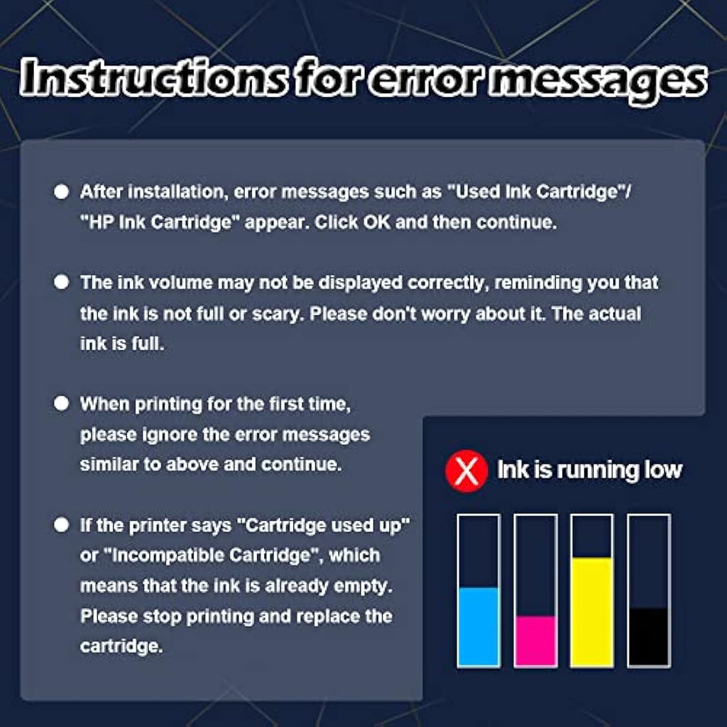 953XL Ink Cartridges for HP Officejet Pro 7740 8710 | 4-Pack