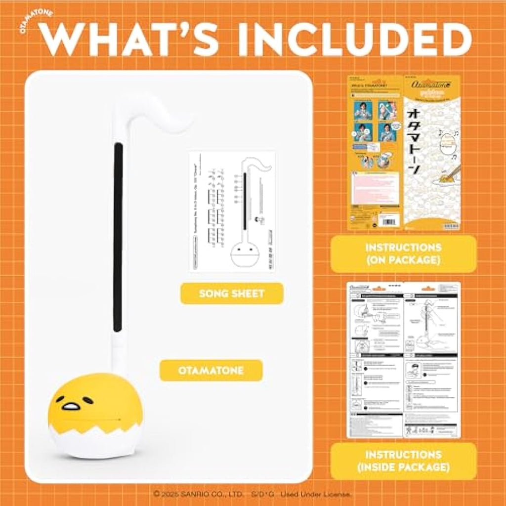 Otamatone Sanrio Gudetama Edition – Portable Electronic Musical Toy