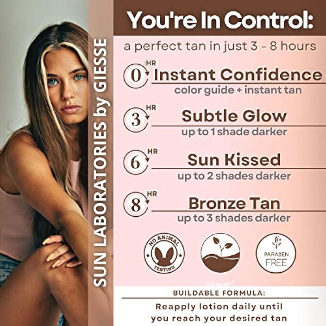 Sun Laboratories Ultra Dark Self Tan Lotion – Instant Tint 118ml