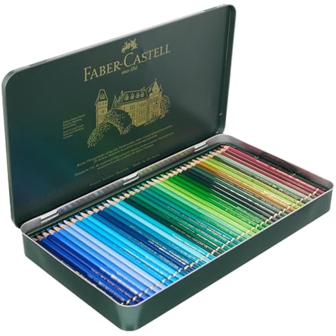 Faber-Castell Polychromos Colour Pencils | Tin of 120 | Professional Art