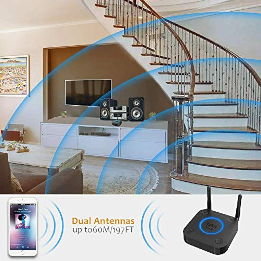 1Mii B06 Pro Bluetooth 5.1 Receiver | Long Range aptX HD HiFi Adapter