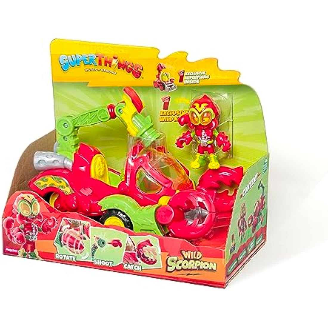 SuperThings Wild Scorpion Truck – Toy Vehicle with 2 Exclusive Figures