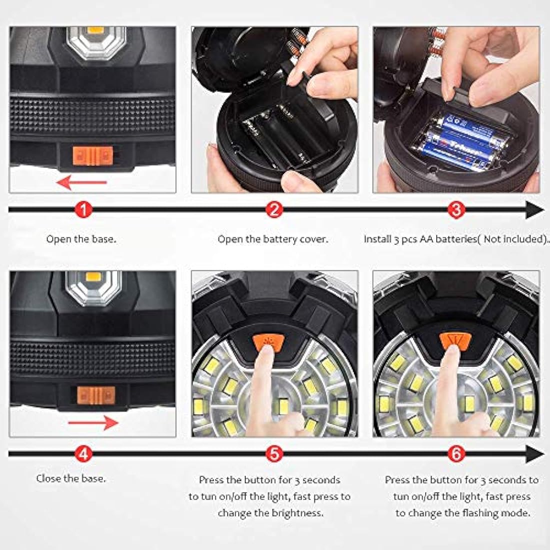 LED Road Flares – Magnetic Emergency Warning Light Kit