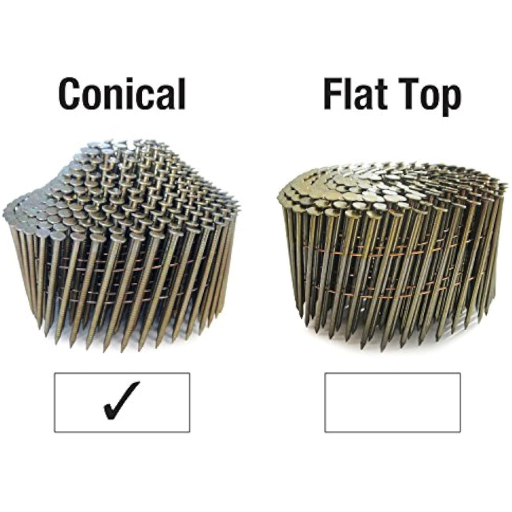 Tacwise 2.1/32mm Galvanised Coil Nails - Ring Shank 16° (14,400 Pack)