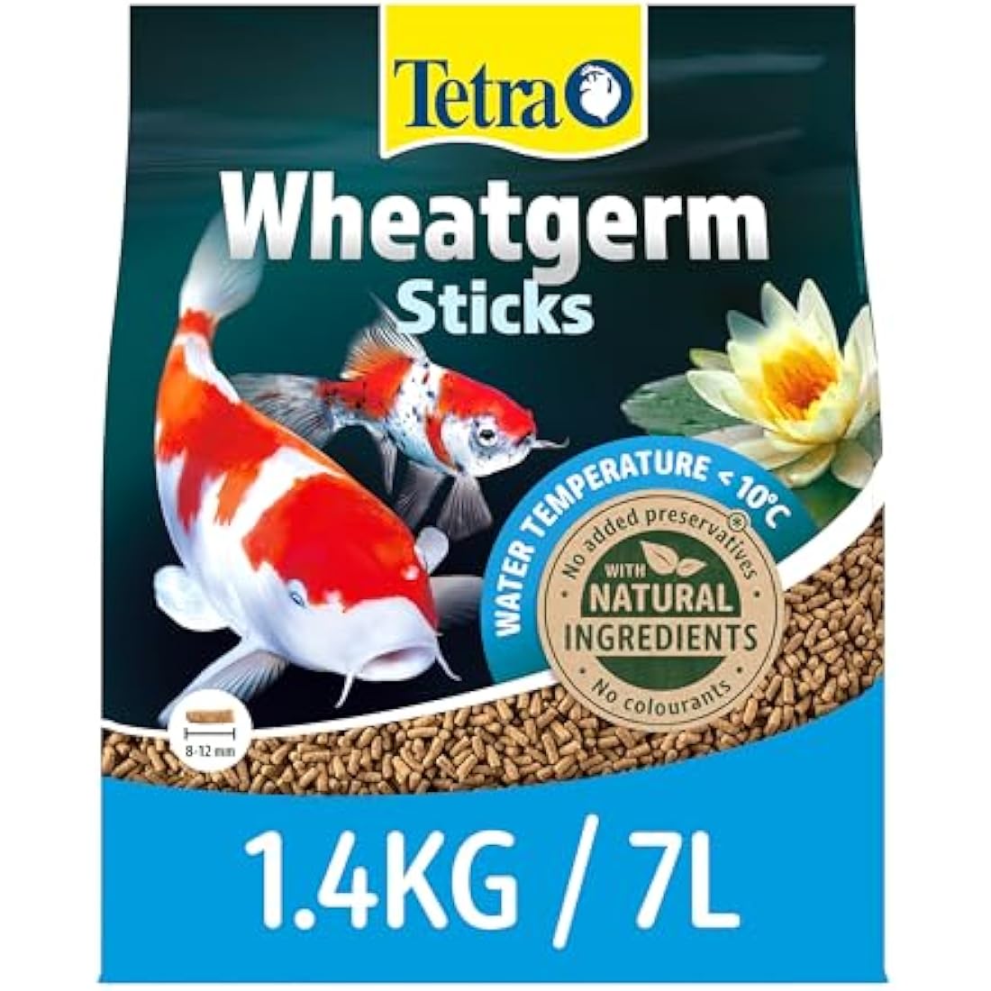 Tetra Wheatgerm Pond Fish Food Sticks – 1.4kg Cold Weather Feed
