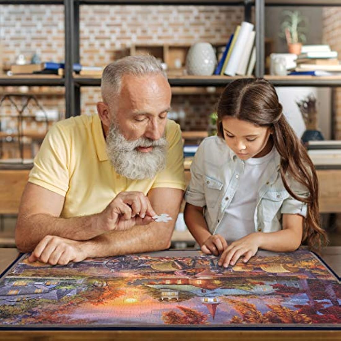 Tektalk 1000 Piece Jigsaw Puzzles for Adults – Harvest Landscape Design