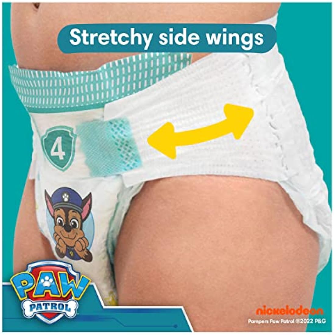 Pampers Baby-Dry Nappies Size 5 | Paw Patrol Edition – 186 Count