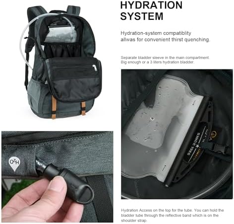 Jolof Store 40L Hiking Backpack – Water Resistant Trekking Rucksack