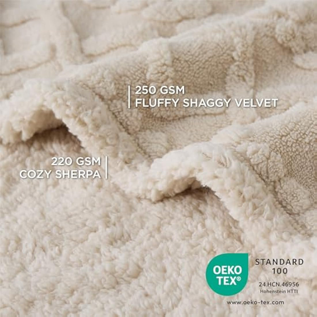 Lesure Waterproof Dog Blanket – Washable Plush Pet Throw for Bed & Sofa