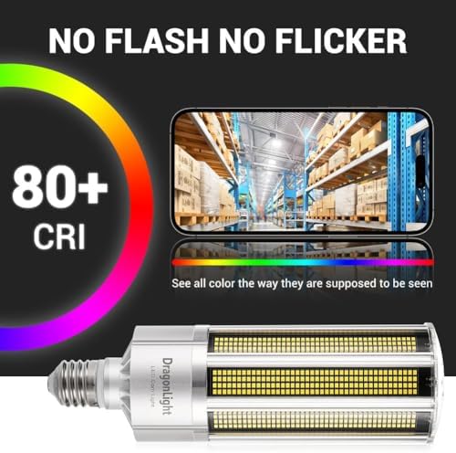 DragonLight 240W LED Corn Bulb | 32,400LM E40 Mogul Base 5000K Daylight