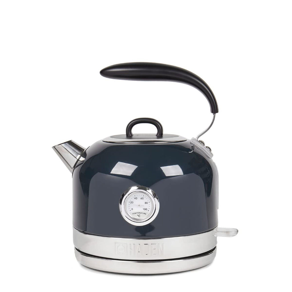 Haden Jersey Electric Kettle – 1.5L Rapid Boil Stainless Steel, Blue