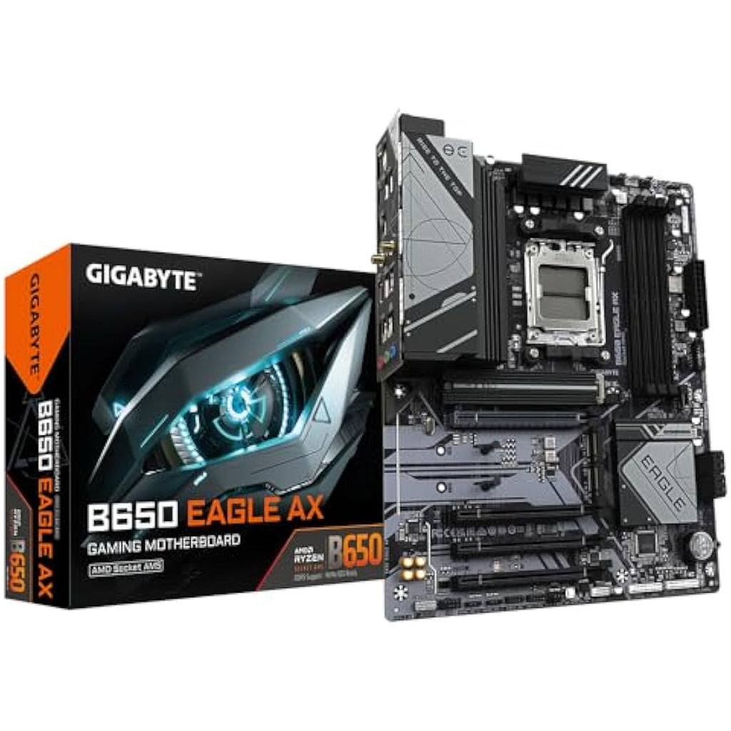 Gigabyte B650 EAGLE AX Motherboard | AMD AM5, DDR5, Wi-Fi 6E