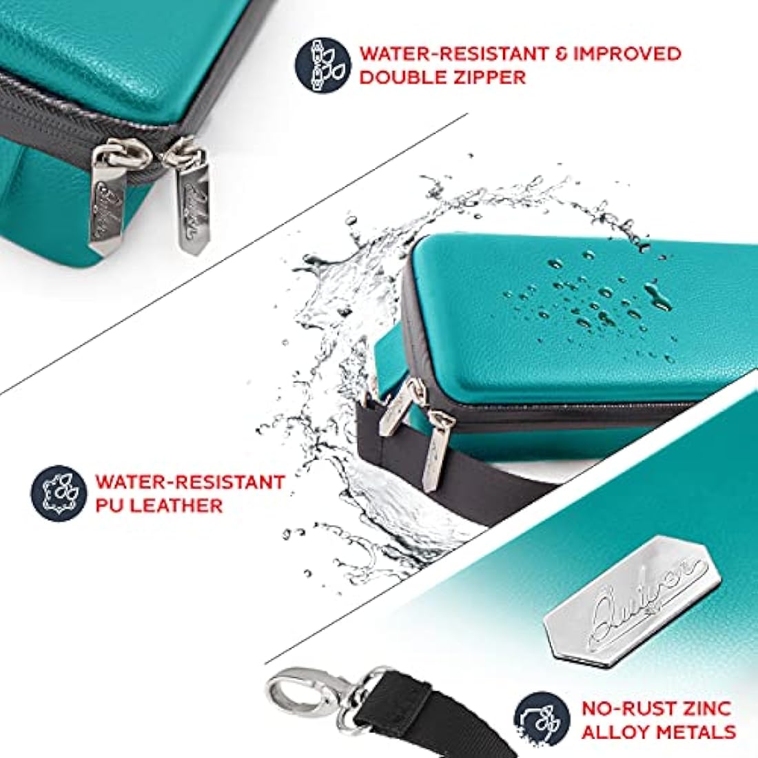 Quiver Time Teal Card Carrying Case – TCG Deck Box Holder for MTG