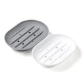 Lansonee 2PCS Silicone Soap Dish, Anti-Slip & Self-Draining Soap Holder, Flexible & Portable Shower Box, Soft & Durable for Kitchen