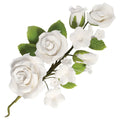 Jolof Store White Rose Sugar Flower Cake Spray - Wedding Cake Topper