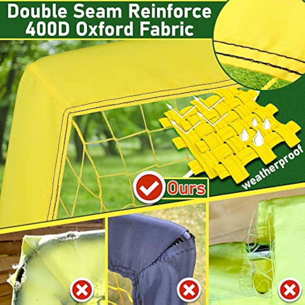 Happy Jump Portable Pop Up Football Goal – Foldable Kids Soccer Net