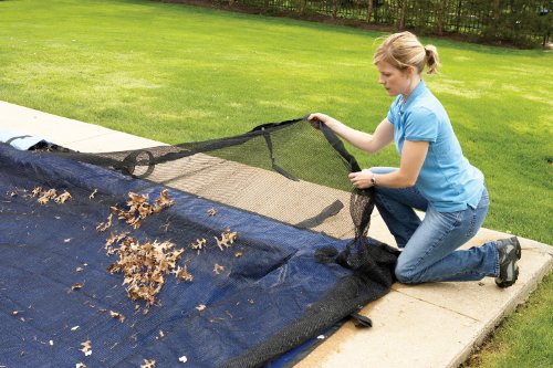 Blue Wave 16x32 Rectangular Pool Leaf Net Cover – Durable Polyethylene Mesh