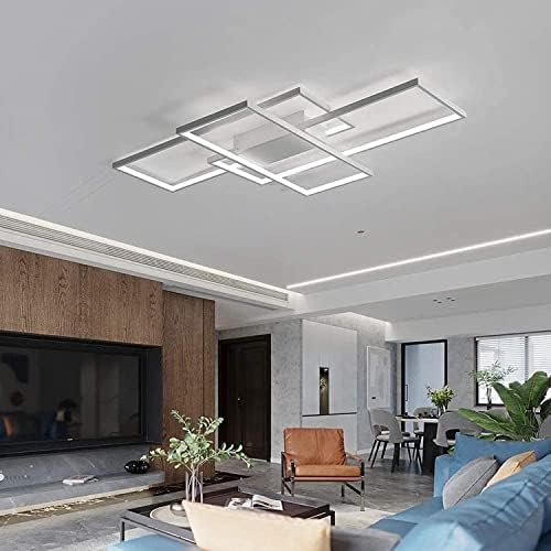 Jolof Store 65W Modern LED Ceiling Light – Dimmable Square Lamp, 105cm