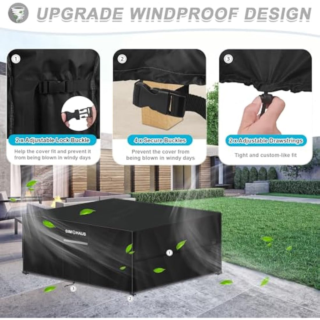 Outdoor Furniture Cover – 420D Waterproof Oxford Fabric, 280cm