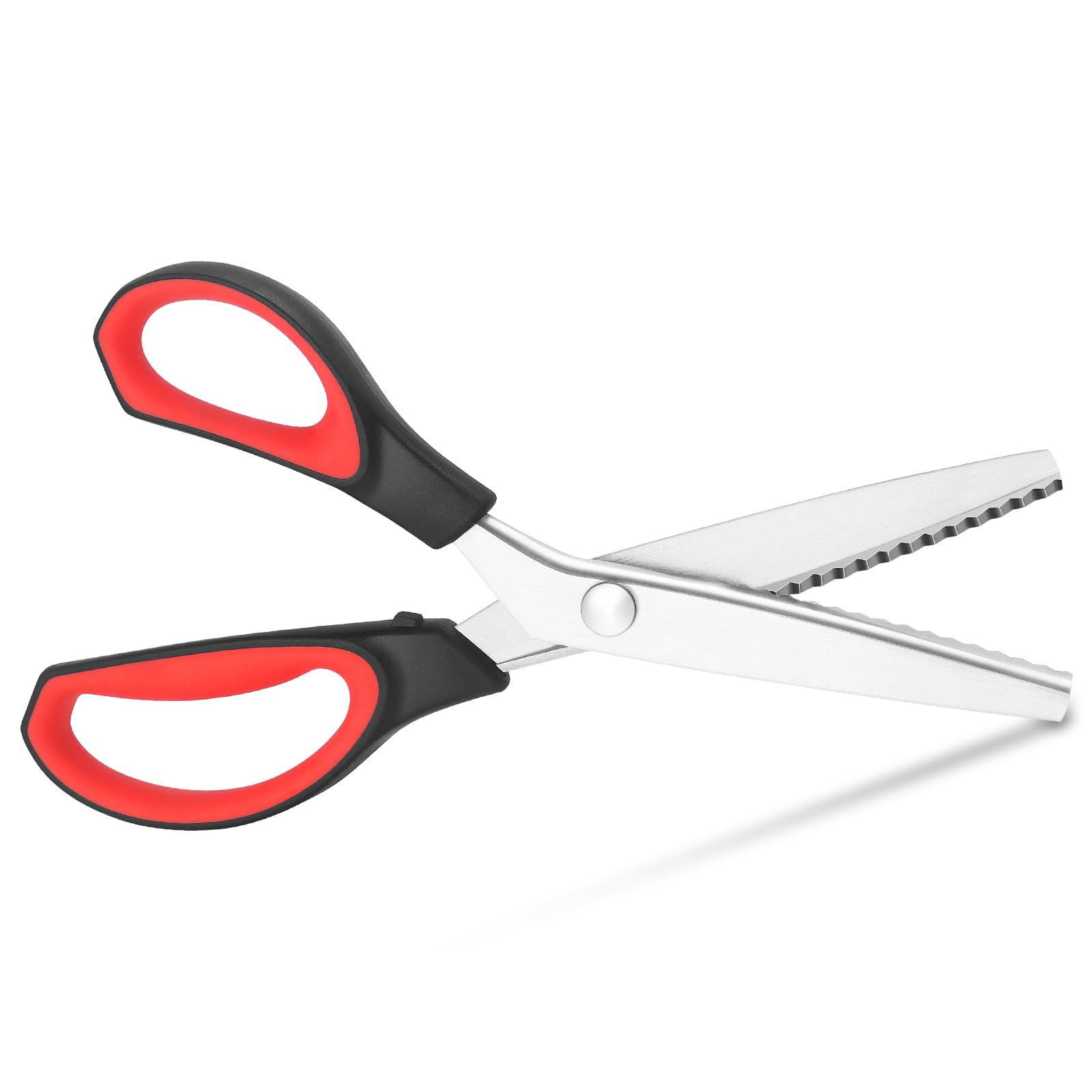 Asdirne Left-Handed Pinking Shears – 24cm Zig Zag Fabric Scissors