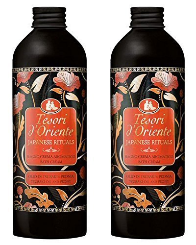 Tesori d'Oriente Japanese Rituals Bath Cream - Tsubaki & Peony (2 Pack)