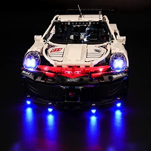 Briksmax LED Lighting Kit for Lego Porsche 911 RSR 42096 Model