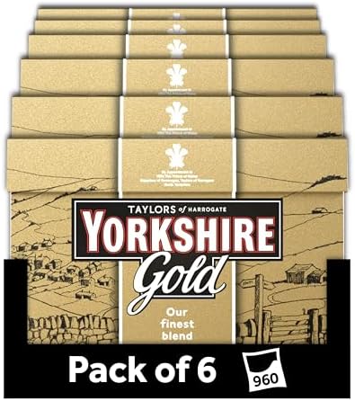 Yorkshire Tea Gold - Premium Black Tea Bags - Bulk Pack of 960
