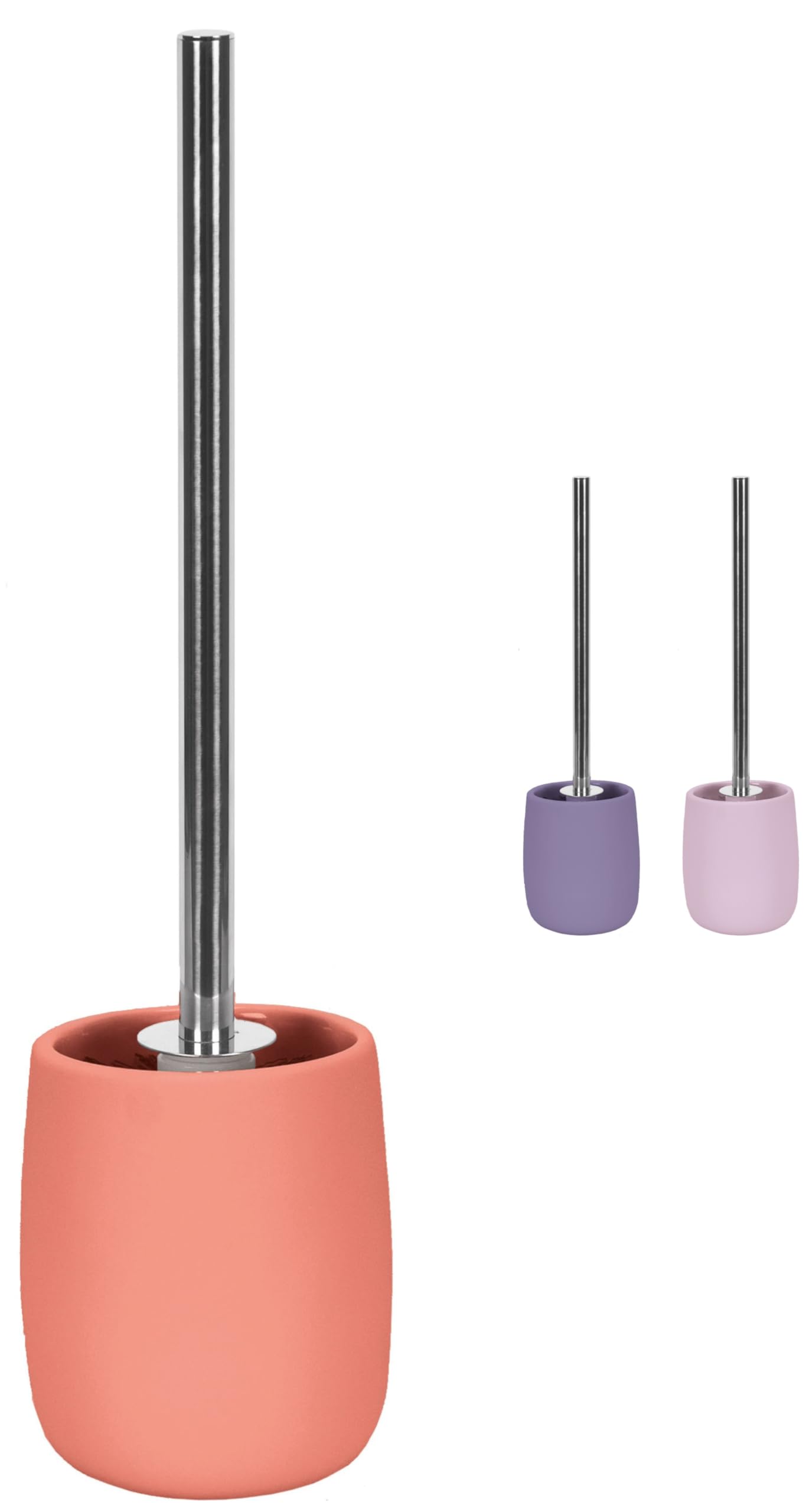 Jolof Store Luxury Stoneware Toilet Brush and Holder – Terracotta Finish
