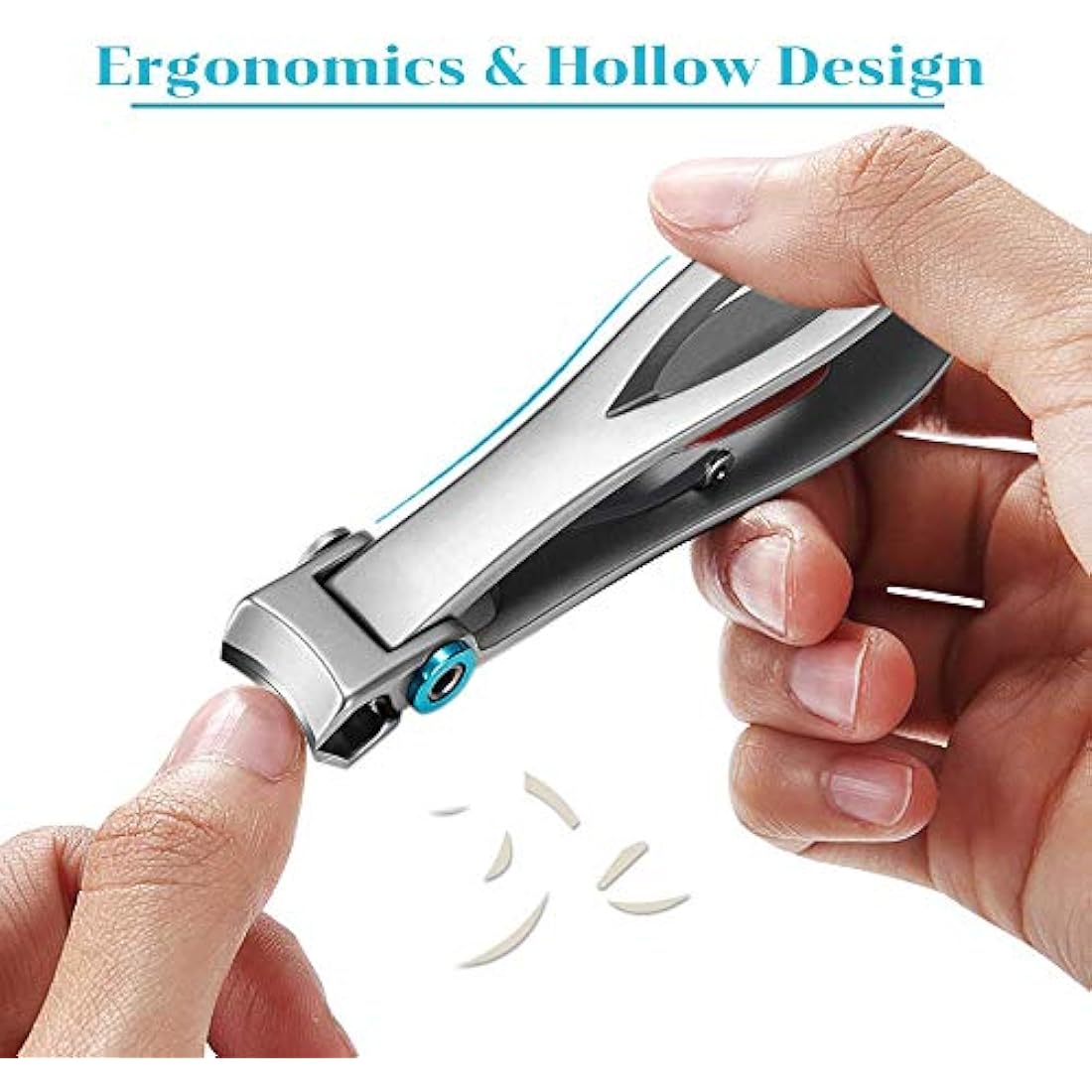 Wide Jaw Nail Clippers – Stainless Steel for Thick Nails