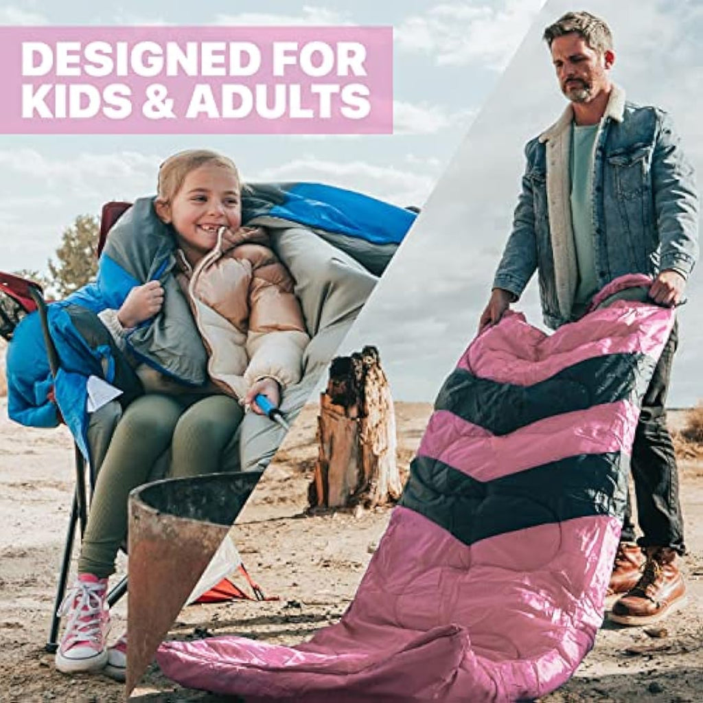 MalloMe 3-4 Season Sleeping Bag | Ultralight Waterproof Camping Gear