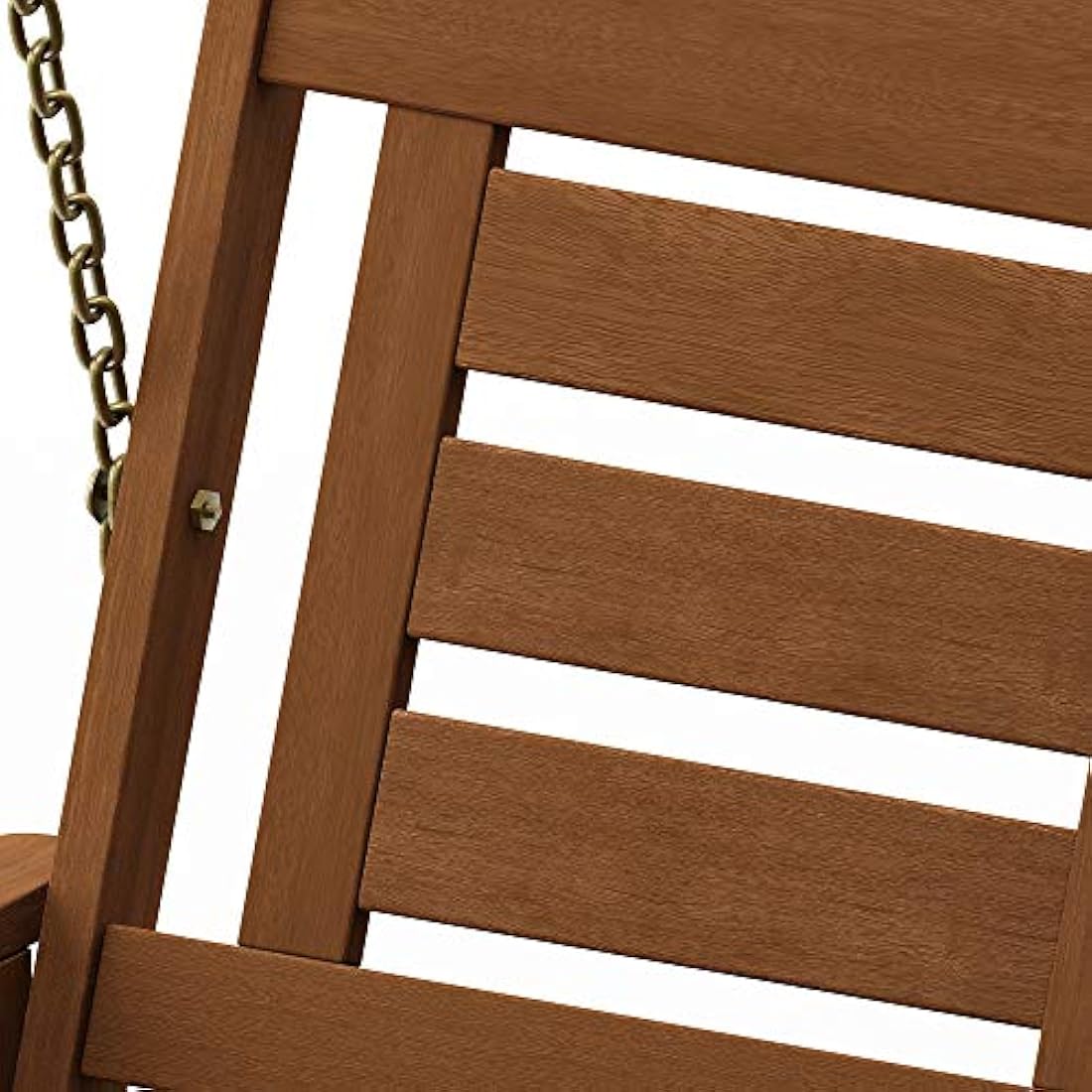 Furinno Tioman Hardwood Single Hanging Porch Swing - Natural Meranti