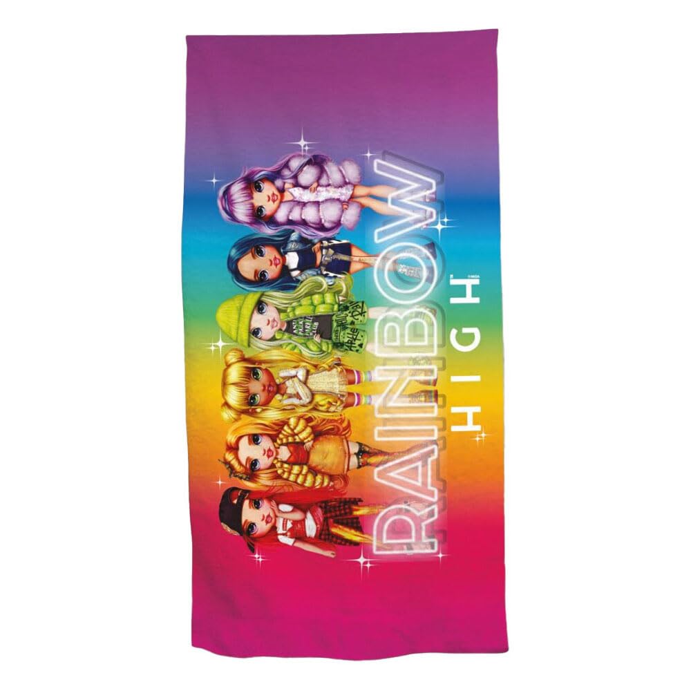 Rainbow High Kids Beach Towel – 140 x 70 cm Summer Pool Towel