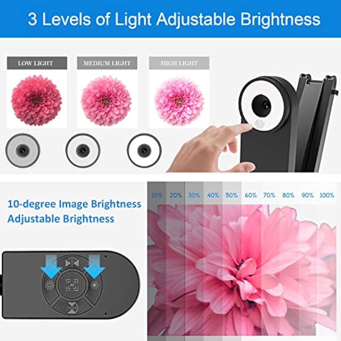 Kitchbai 4K USB Document Camera – 8MP Visualiser for Teaching & Zoom