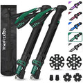 TheFitLife Collapsible Trekking Poles – Lightweight 7075 Aluminum Hiking Sticks