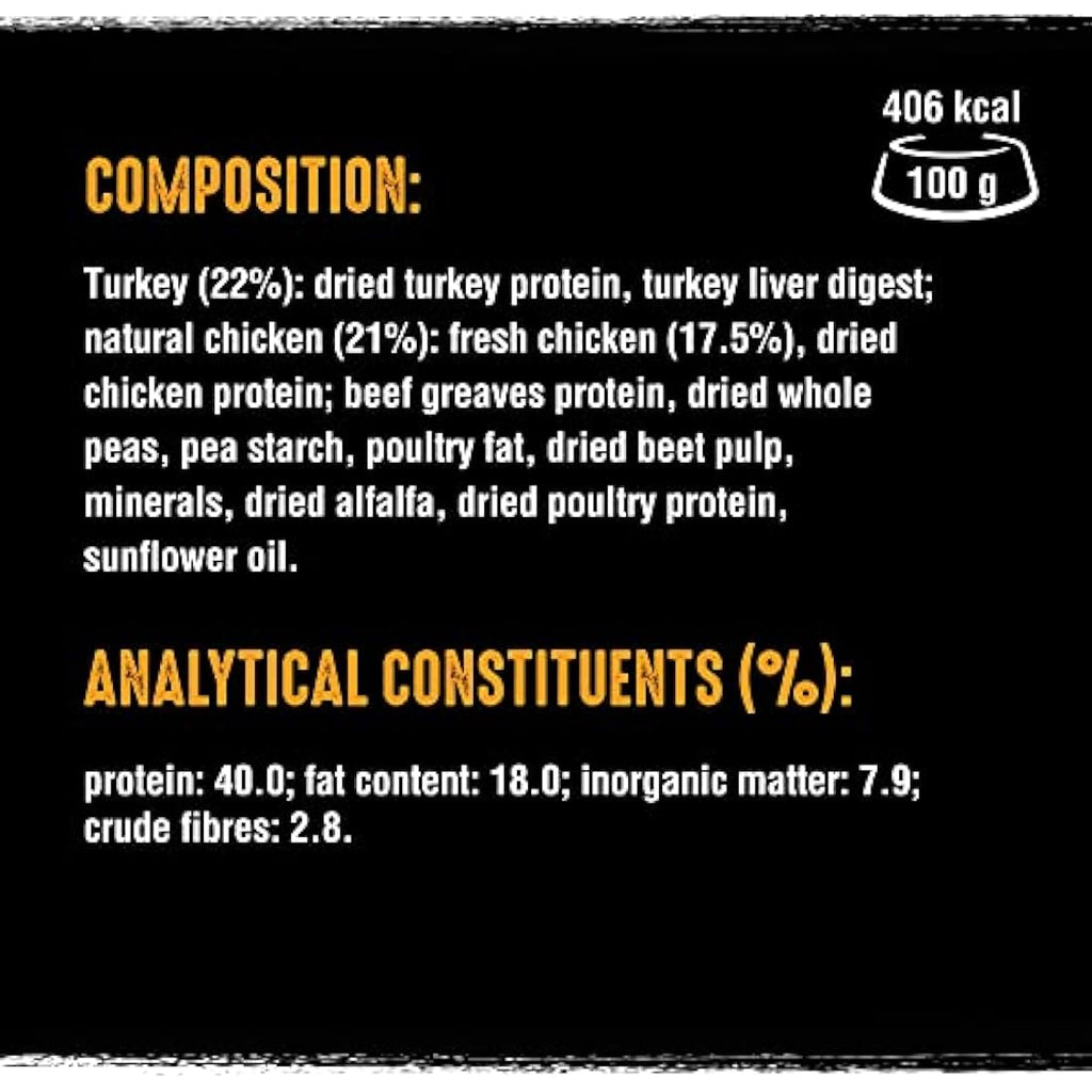 Crave High Protein Dry Cat Food – Grain-Free Turkey & Chicken, 7kg