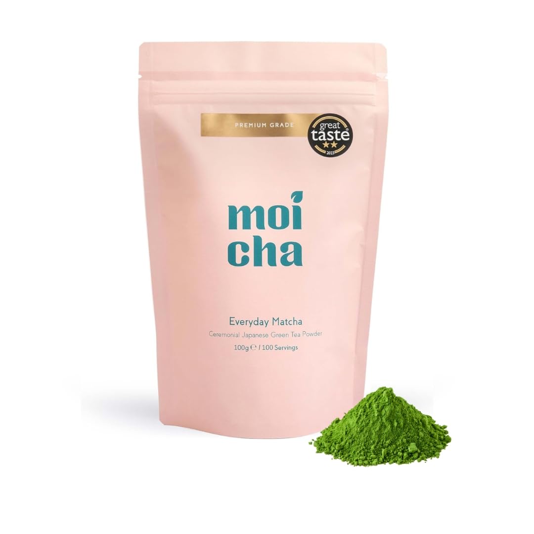 MOICHA Organic Japanese Matcha Green Tea Powder - 100g Ceremonial Grade