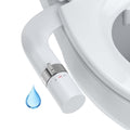 Ultra-Slim Non-Electric Bidet Attachment with Dual Nozzles