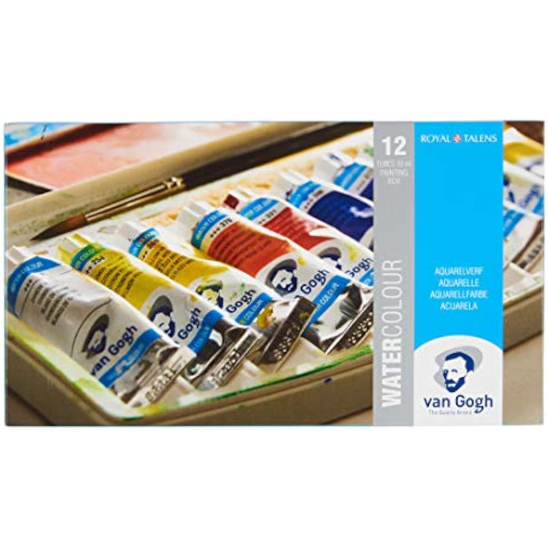 Van Gogh Watercolour Paint Set | 12 x 10ml Tubes | High Lightfastness