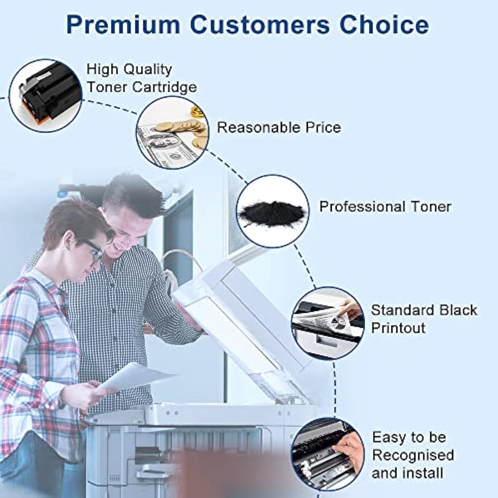 SMARTOMI TN423 TN421 Compatible Toner Cartridges 4-Pack for Brother